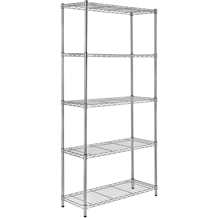 Five Shelf Heavy Duty Storage Shelving Unit 36" x 14" x 72" for Rent