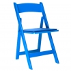 Blue Resin Folding Chair