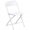 White Plastic Folding Chair