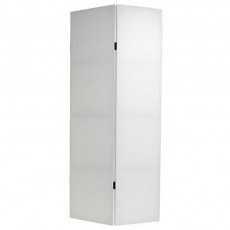White Wood Folding Divider Screen for Rent