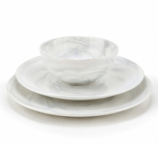 Alabaster White Dinnerware for Rent