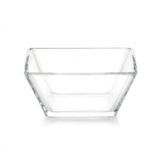 Glass Slant Square Bowl for Rent