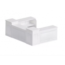 Heritage Bar Reversible 22' White - 5 Piece for Rent