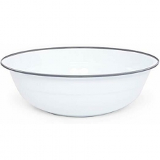 Enamel Footed China Bowl for Rent