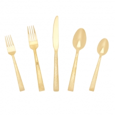 Gold Mali Collection Flatware for Rent
