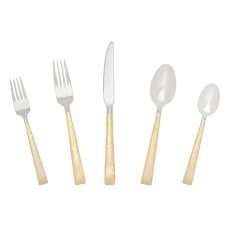 Two Tone Mali Collection Flatware for Rent