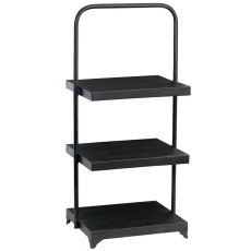 Metal Merchandising Display Stand - Square (3 Tier) for Rent