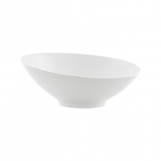 Slanted White Bowl for Rent