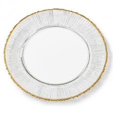Glass Charger Harmony w/ Gold Rim for Rent