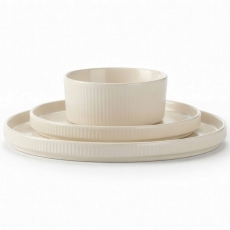 Grove Bone White Dinnerware for Rent