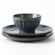Ridge Blue Dinnerware for Rent