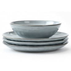 Ridge Gray Dinnerware for Rent