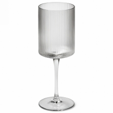 Malibu Ribbed Wine Glass - 11 oz for Rent