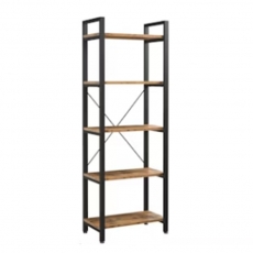 Vintage Industrial Display Five Tier VINTAGE BROWN for Rent