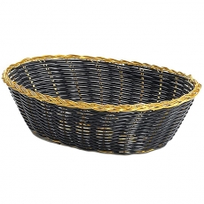 Gold Trim Black Basket for Rent