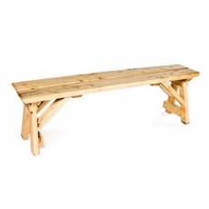 Natural Wood Bench for Rent