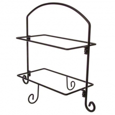 Wrought Iron 2 Tier Rectangular Stand for Rent