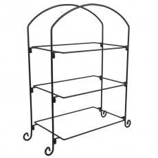 Wrought Iron 3 Tier Rectangular Stand for Rent