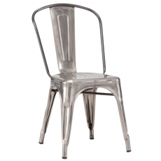 Gunmetal Bistro Chair for Rent