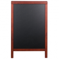 Mahogany A-Frame Chalk Marker Board for Rent