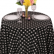 Colored Prints Dots Tablecloth for Rent