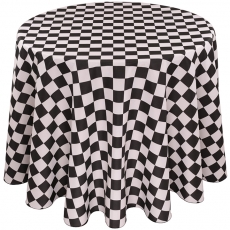 Colored Prints Racing Tablecloth for Rent