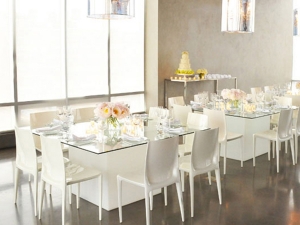 Bellini chairs at party table