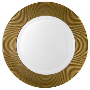 Gold Trim Charger Plate for Rent