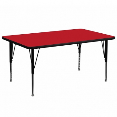 Children's Table 6' x 30" - Adjustable Legs for Rent