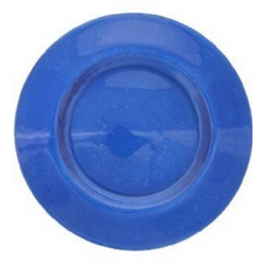 Cobalt Blue Glass Charger Plate for Rent