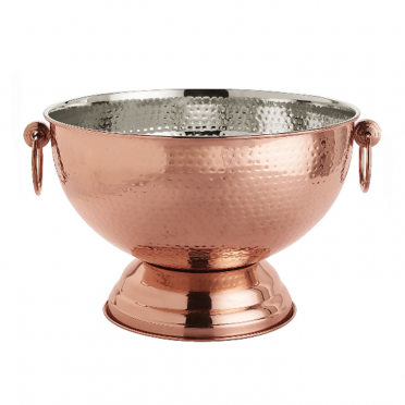 Copper Hammered Ice Bucket  for Rent