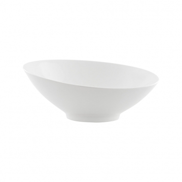 Slanted White Bowl for Rent