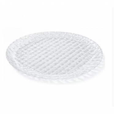 Basketweave Glass Dinnerware for Rent