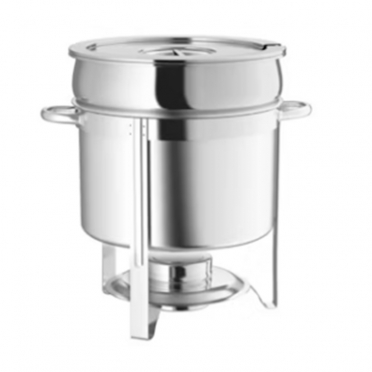 Chrome Accent Marmite Soup Chafer - 11 qt for Rent