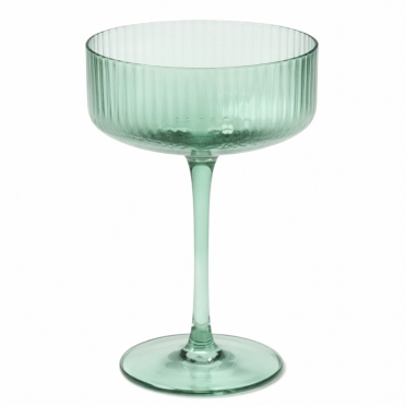 Malibu Ribbed Coupe Champagne - 10 oz for Rent