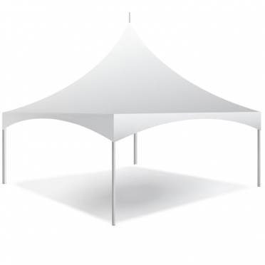 High Peak Frame Tent White Top - 20′ x 20′ for Rent