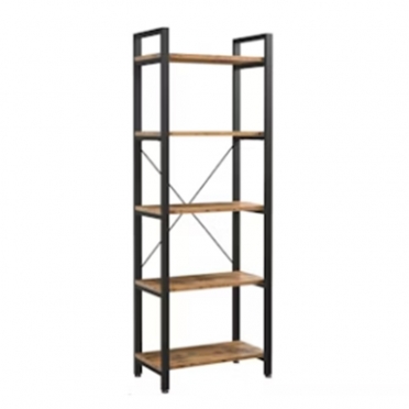 Vintage Industrial Display Five Tier VINTAGE BROWN for Rent