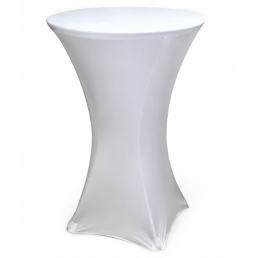 30" Round Cocktail Table (42 High) - SPANDEX Package for Rent