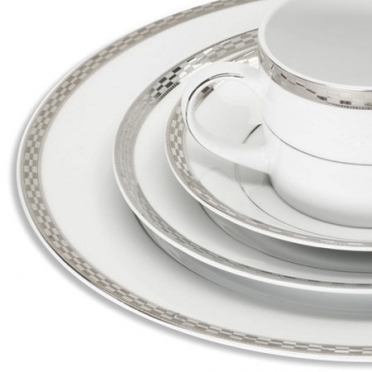 Athens Platinum Dinnerware for Rent