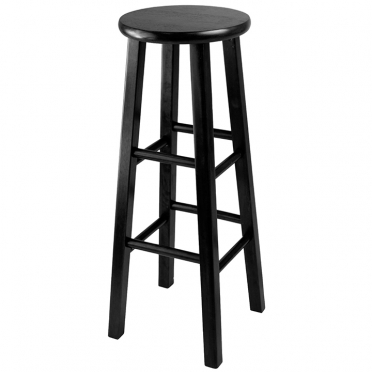 Black Wood Bar Stool for Rent