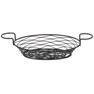 Wrought Iron Oval Basket w/ Ramekin Holder for Rent