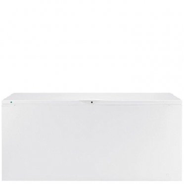 Large freezer chest with closed lid