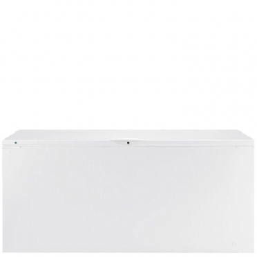 Large freezer chest with closed lid