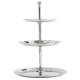 Petite Stainless Display Stand 11" H (3 Tier) for Rent