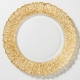 Reef Glass Charger with Folio Gold Rim for Rent