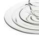 Moderno Glass Dinnerware for Rent