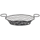 Wrought Iron Oval Basket w/ Ramekin Holder for Rent