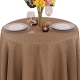 Faux Burlap Tablecloth for Rent