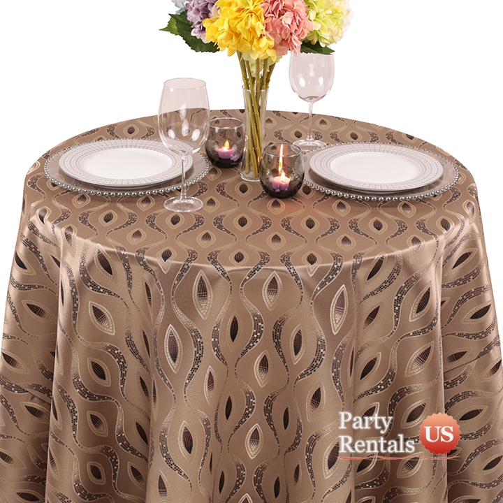 Art Deco Eclectic Tablecloth for Rent