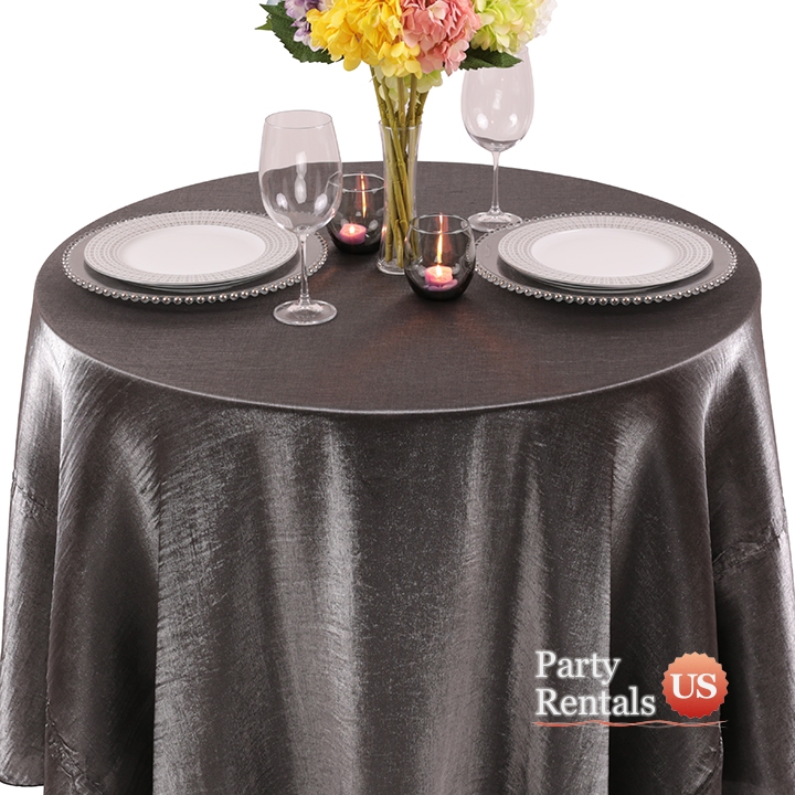 Crushed Shimmer Tablecloth for Rent